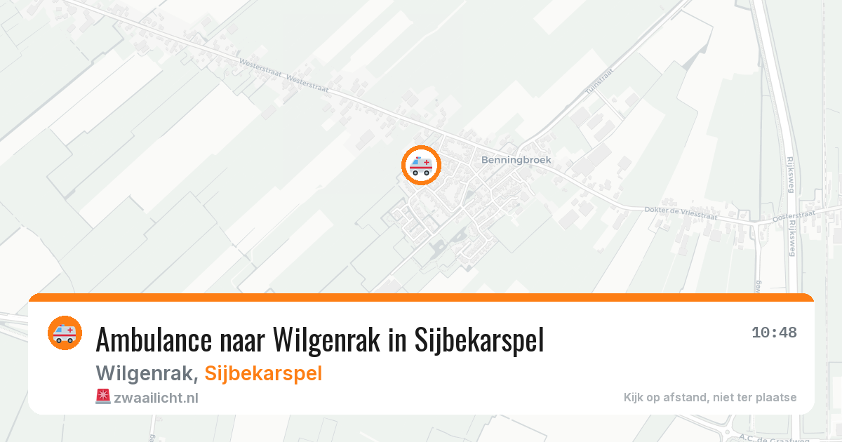 Ambulance naar Wilgenrak in Sijbekarspel — 28 feb 2026