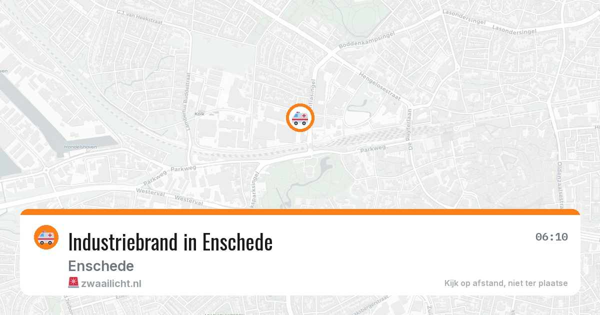Industriebrand in Enschede — 12 aug 2026