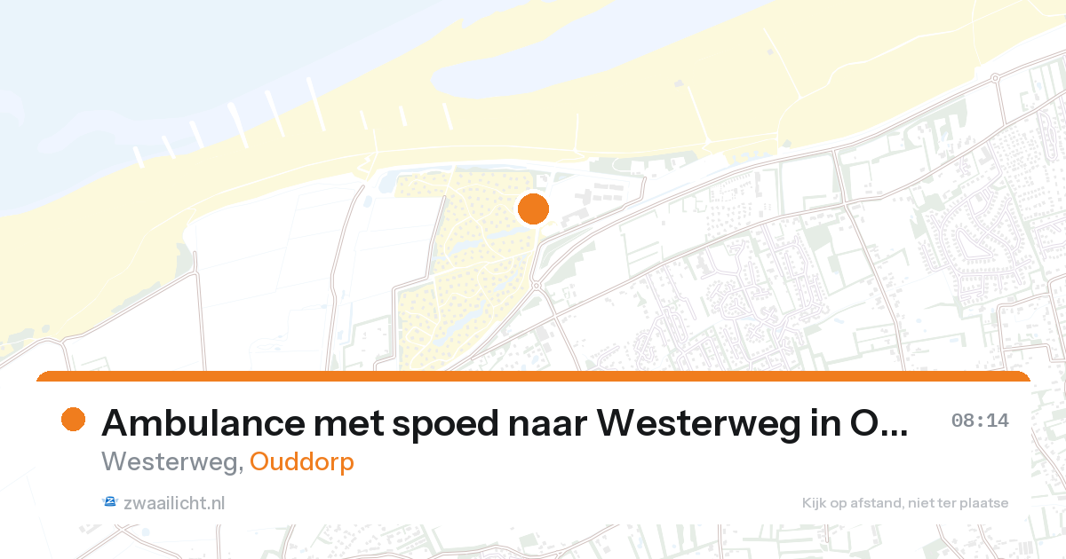 Ambulance met spoed naar Westerweg in Ouddorp — 17 jul 2026
