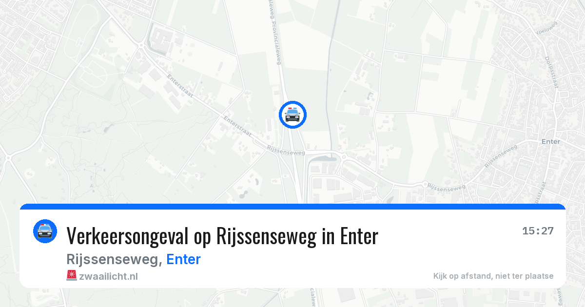 Verkeersongeval op Rijssenseweg in Enter — 22 mei 2026