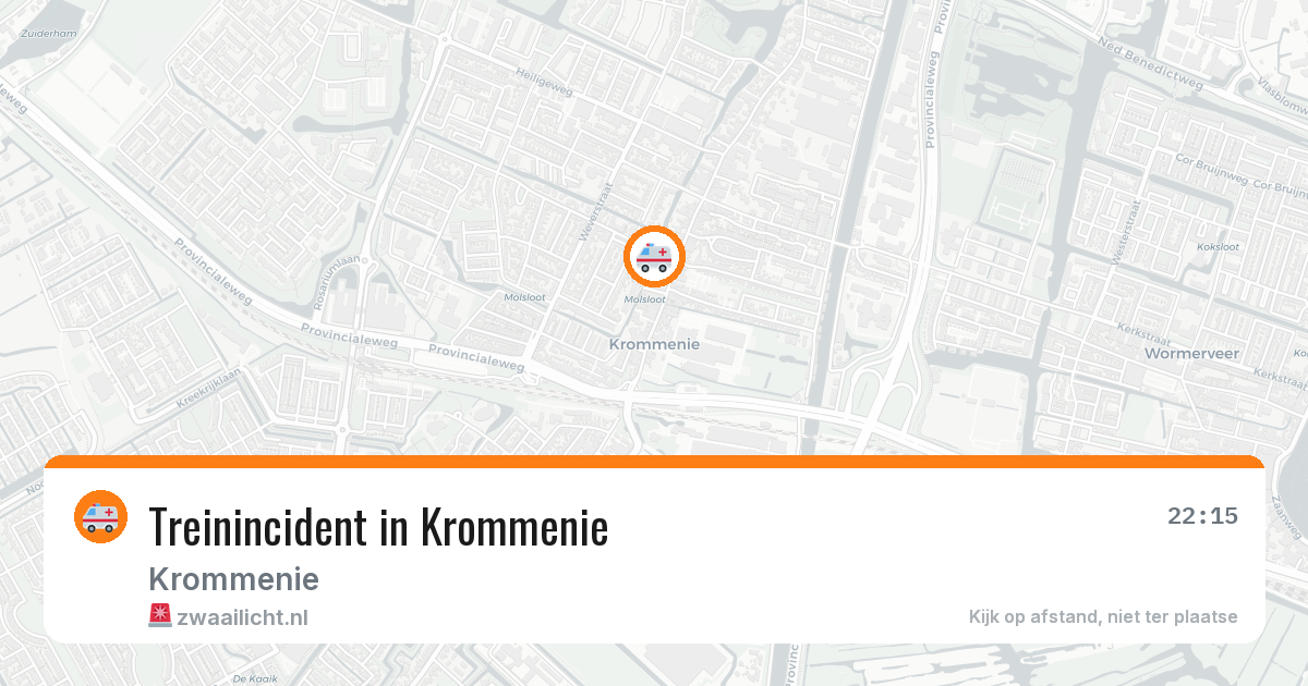 Treinincident in Krommenie — 16 jan 2026