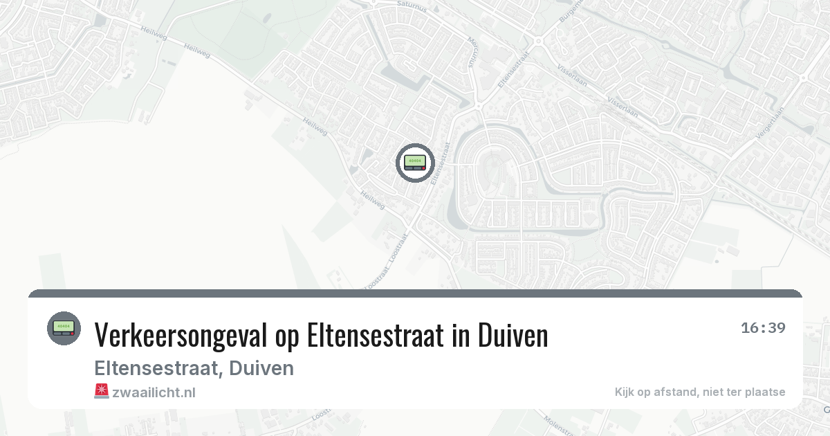 Verkeersongeval op Eltensestraat in Duiven — 24 feb 2026