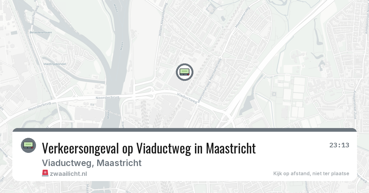 Verkeersongeval op Viaductweg in Maastricht — 8 aug 2026