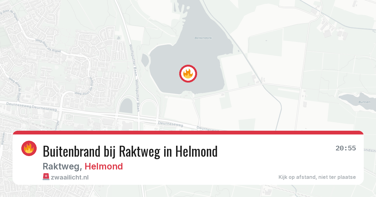 Buitenbrand bij Raktweg in Helmond — 13 aug 2026