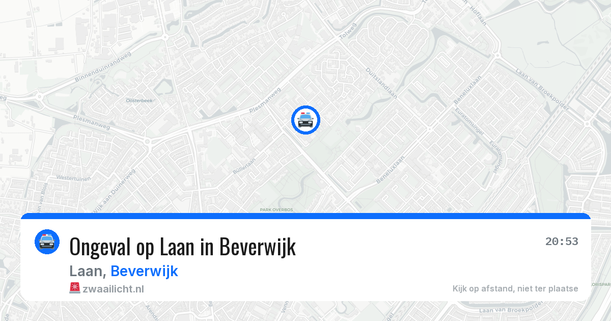 Ongeval op Laan in Beverwijk — 29 mei 2026