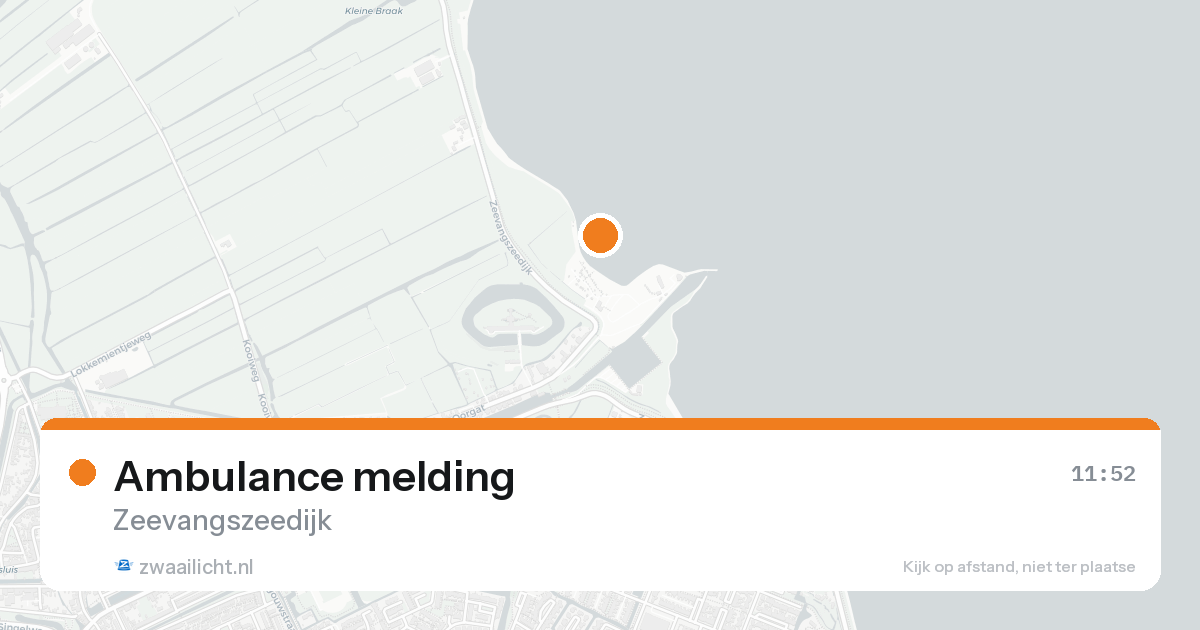 Ambulance melding — 17 mei 2026
