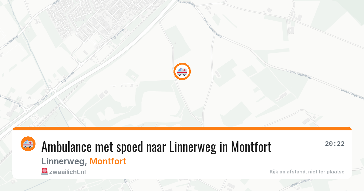 Ambulance met spoed naar Linnerweg in Montfort — 6 feb 2026