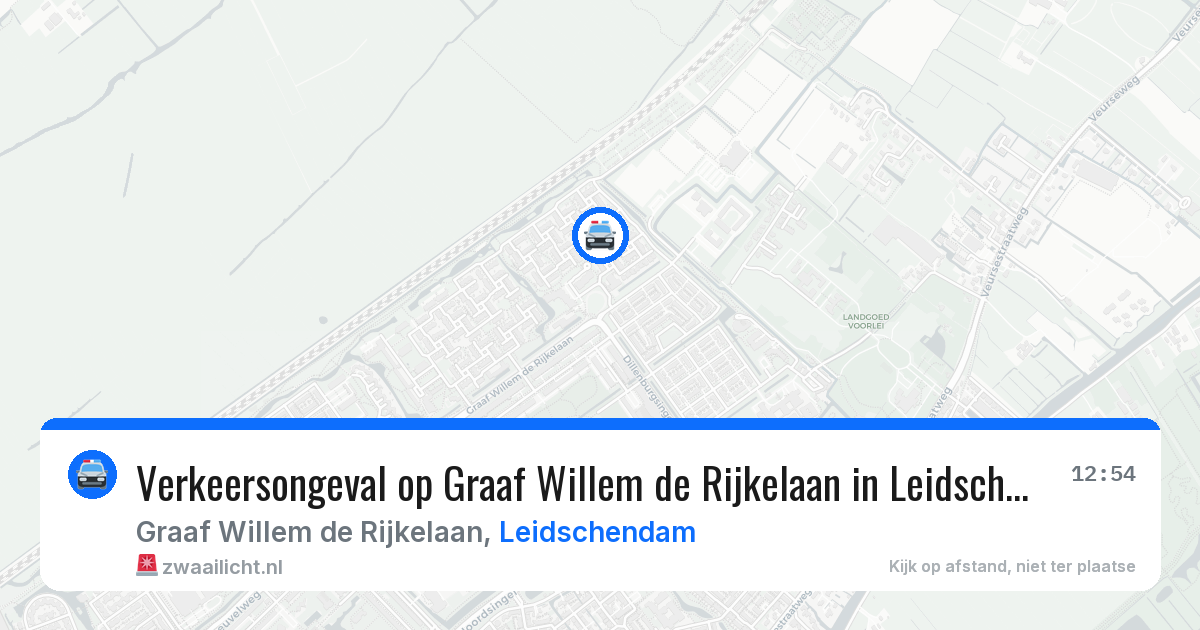 Verkeersongeval op Graaf Willem de Rijkelaan in Leidschendam — 22 jun 2026
