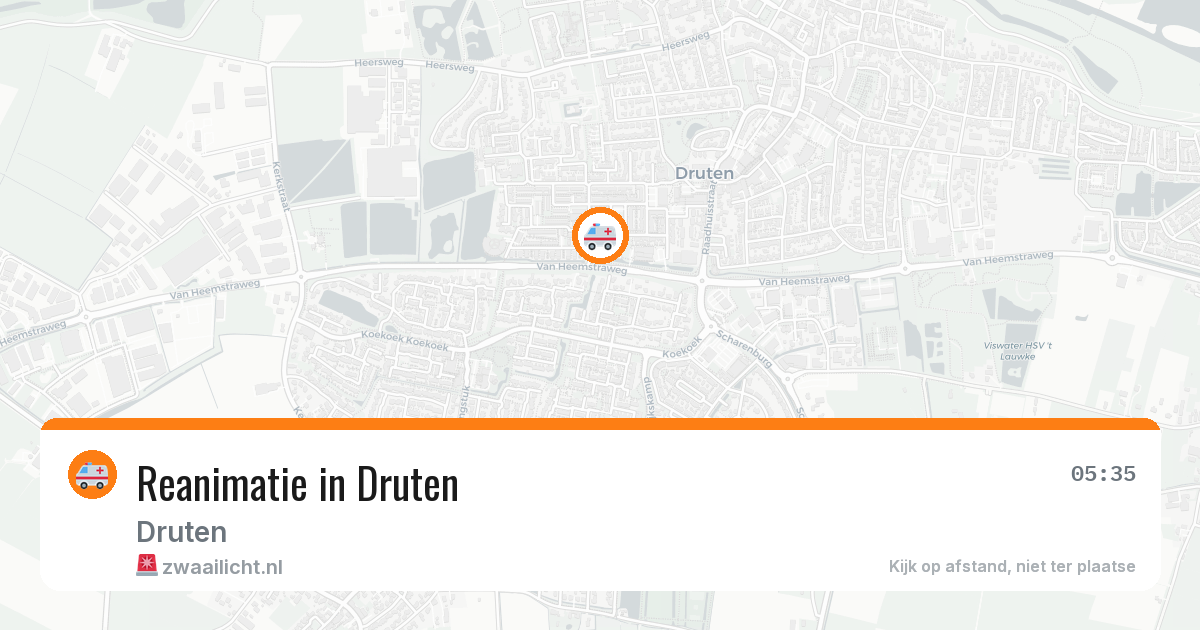 Reanimatie in Druten — 23 mrt 2026