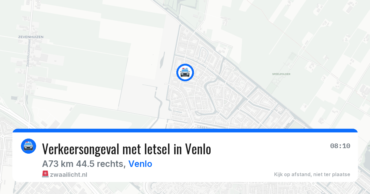 Verkeersongeval met letsel in Venlo — 5 feb 2026