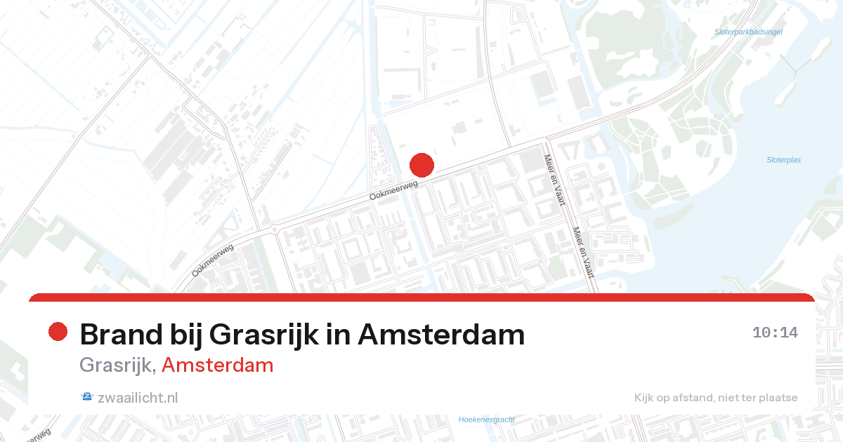 Brand bij Grasrijk in Amsterdam — 27 aug 2026