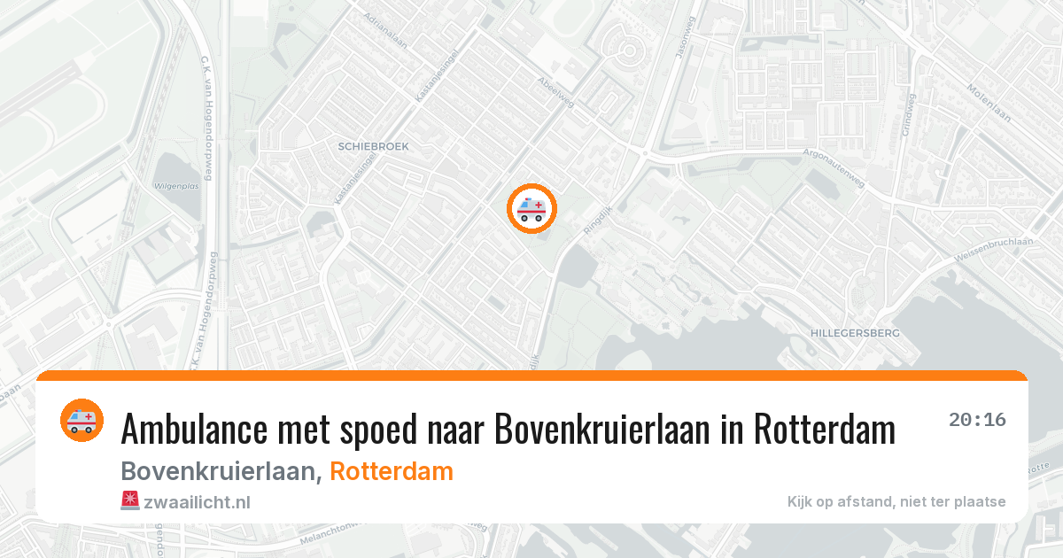 Ambulance met spoed naar Bovenkruierlaan in Rotterdam — 26 jun 2026