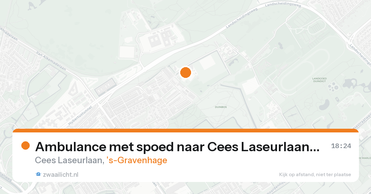 Ambulance met spoed naar Cees Laseurlaan in 's-Gravenhage — 7 mei 2026