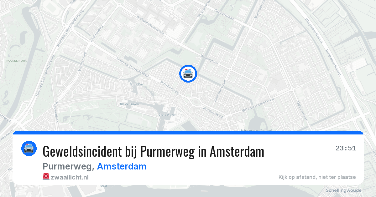 Geweldsincident bij Purmerweg in Amsterdam — 27 jul 2026