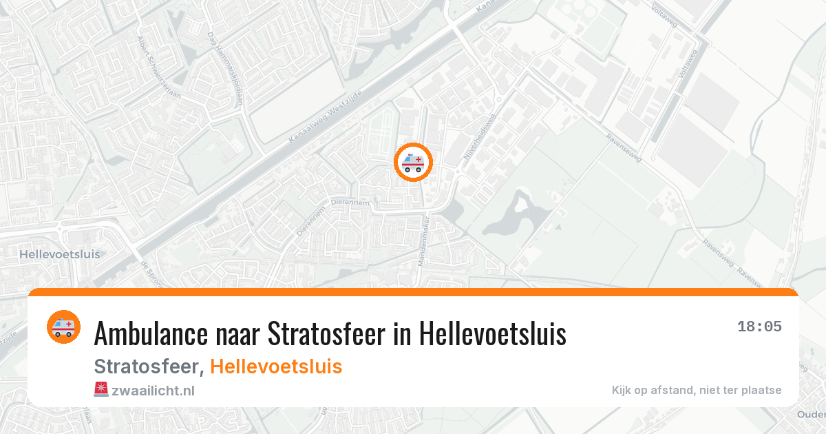 Ambulance naar Stratosfeer in Hellevoetsluis — 12 mei 2026