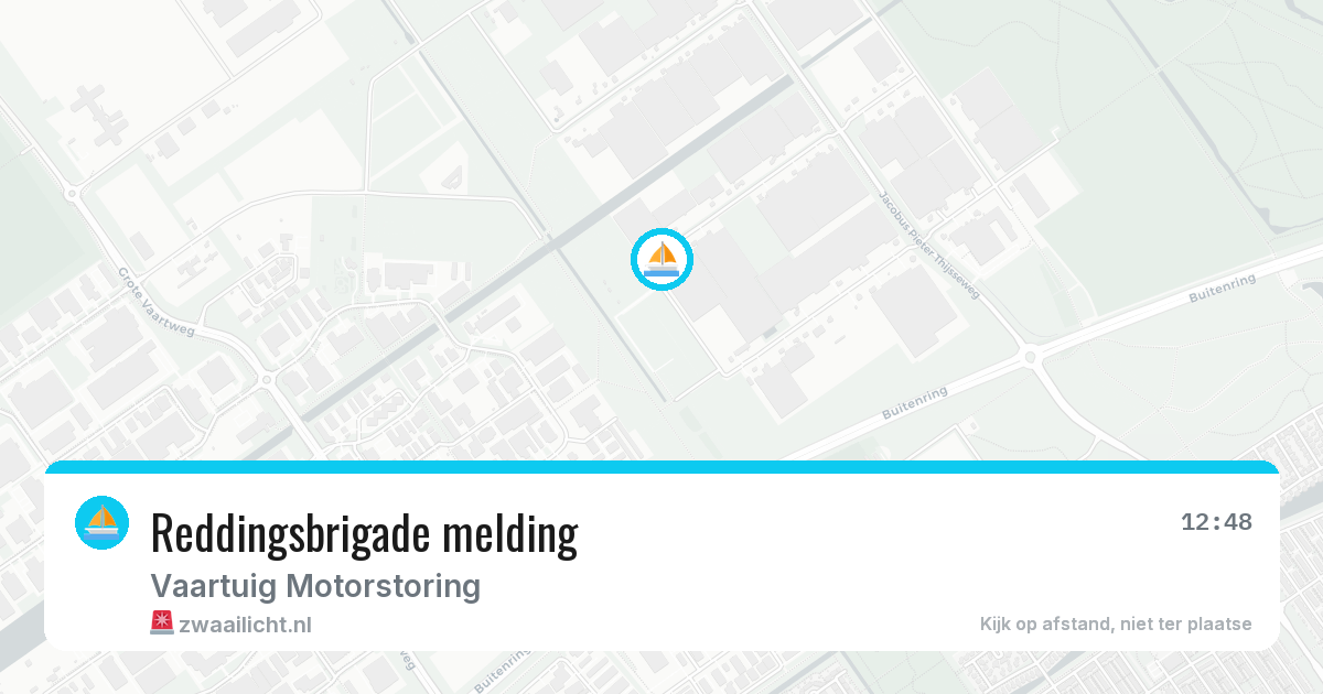Reddingsbrigade melding — 7 aug 2026