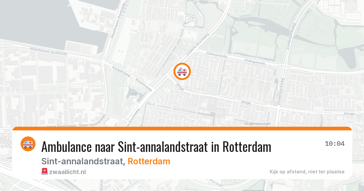 Ambulance naar Sint-annalandstraat in Rotterdam — 30 jan 2026