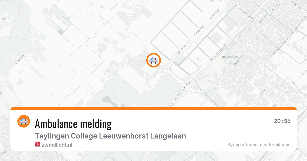 Ambulance melding — 8 feb 2026