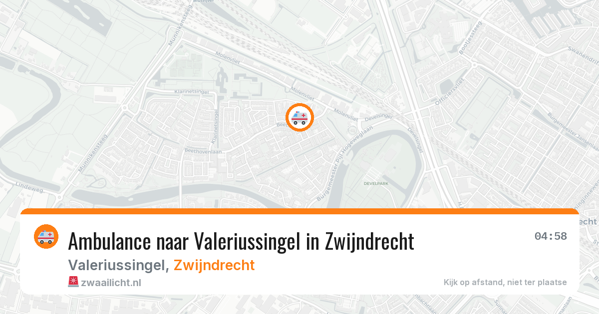 Ambulance naar Valeriussingel in Zwijndrecht — 7 mrt 2026