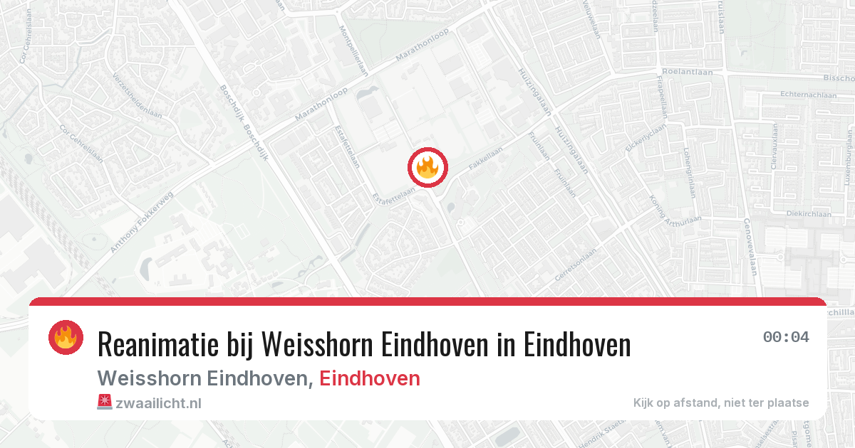 Reanimatie bij Weisshorn Eindhoven in Eindhoven — 3 apr 2026