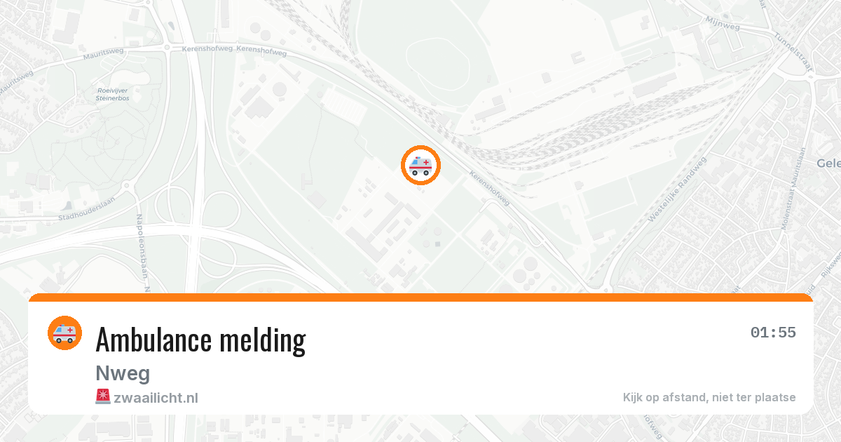 Ambulance melding — 1 jul 2026