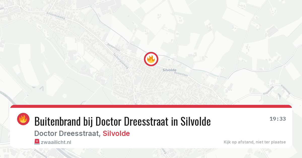 Buitenbrand bij Doctor Dreesstraat in Silvolde — 5 aug 2026