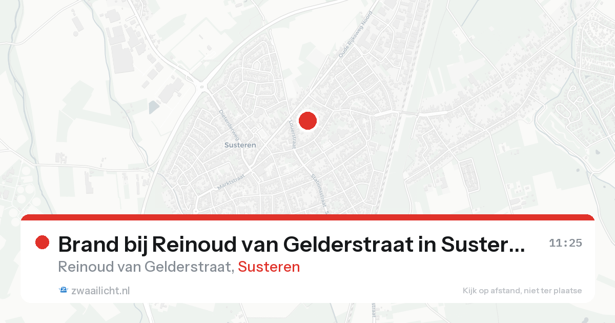 Brand bij Reinoud van Gelderstraat in Susteren — 18 aug 2026