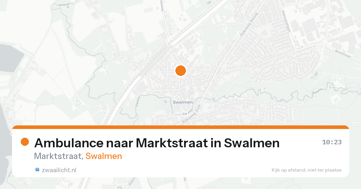 Ambulance naar Marktstraat in Swalmen — 21 aug 2026