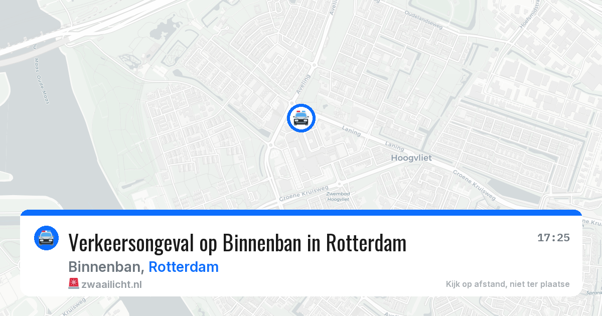 Verkeersongeval op Binnenban in Rotterdam — 18 jun 2026