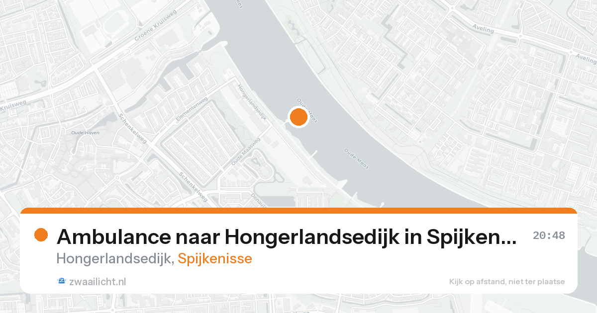 Ambulance naar Hongerlandsedijk in Spijkenisse — 30 jan 2026