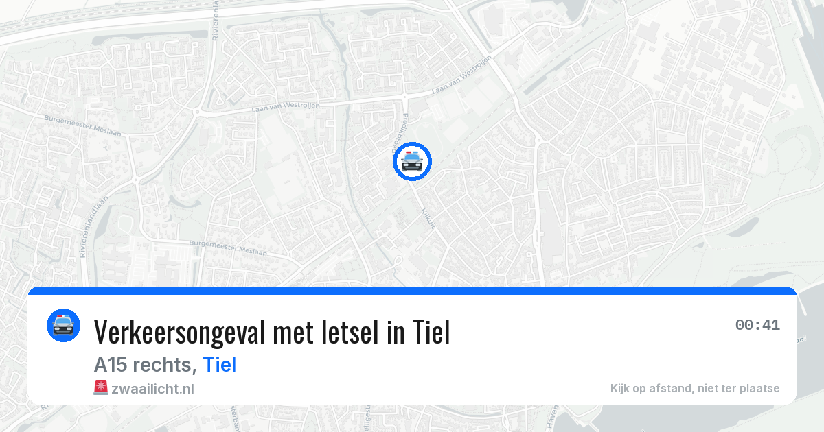 Verkeersongeval met letsel in Tiel — 24 mrt 2026