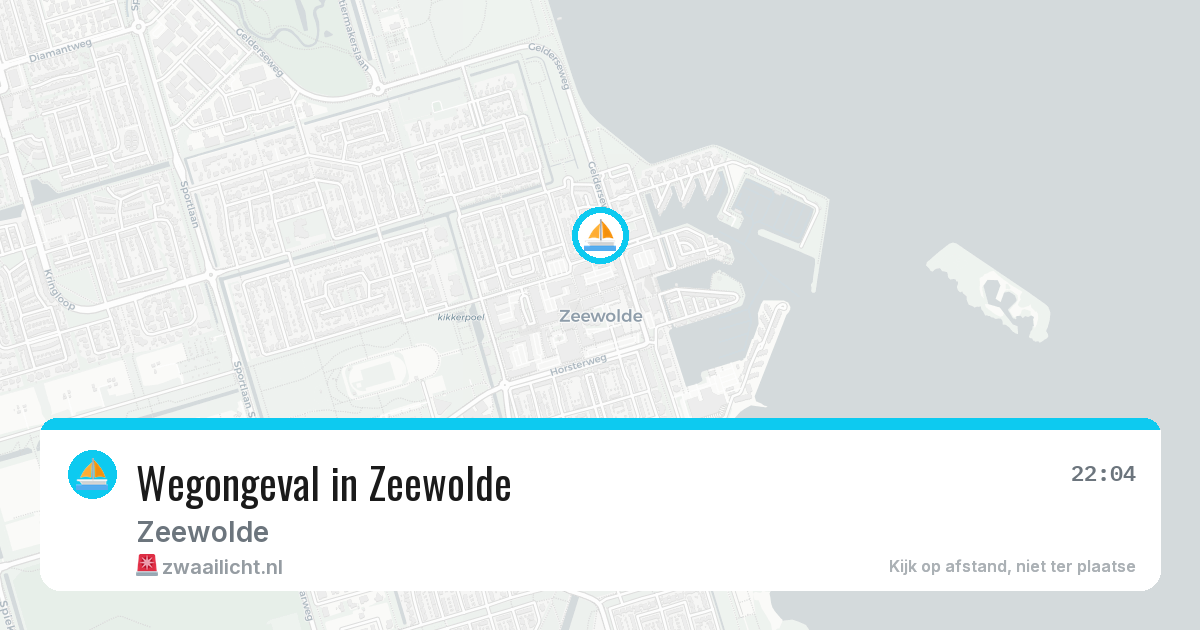 Wegongeval in Zeewolde — 22 jun 2026