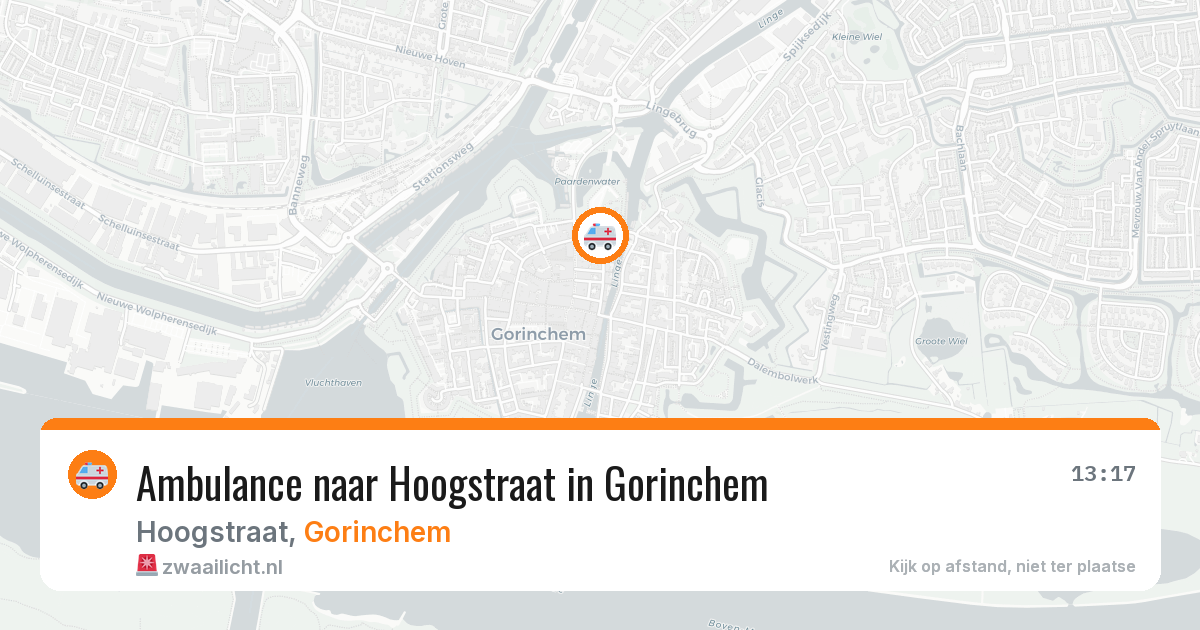 Ambulance naar Hoogstraat in Gorinchem — 1 jul 2026