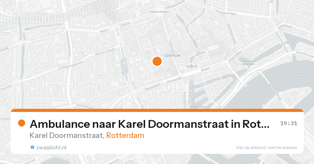 Ambulance naar Karel Doormanstraat in Rotterdam — 30 jan 2026