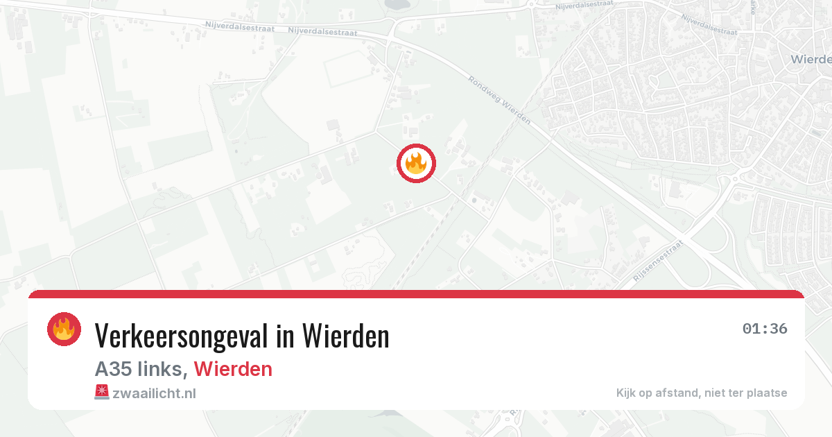 Verkeersongeval in Wierden — 21 mei 2026