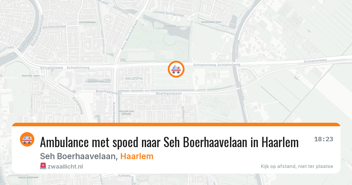 Ambulance met spoed naar Seh Boerhaavelaan in Haarlem — 11 feb 2026