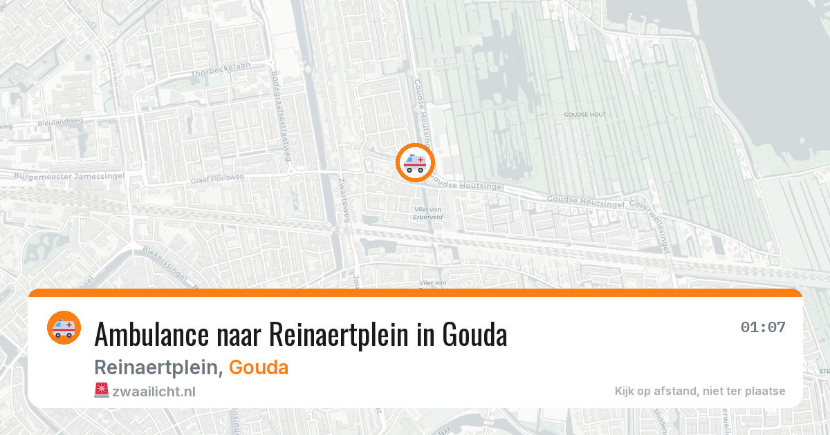 Ambulance naar Reinaertplein in Gouda — 2 mei 2026