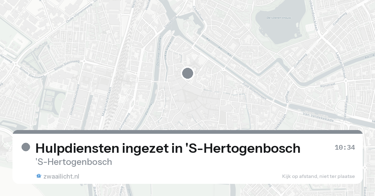 Hulpdiensten ingezet in 'S-Hertogenbosch — 31 jan 2026 | 🚨 Zwaailicht.nl