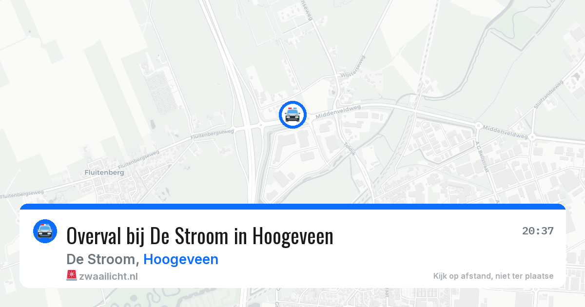 Overval bij De Stroom in Hoogeveen — 25 jun 2026