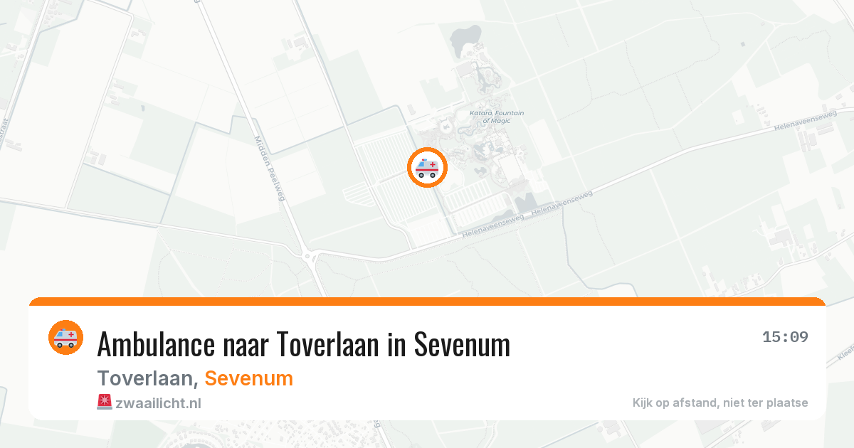 Ambulance naar Toverlaan in Sevenum — 26 jun 2026