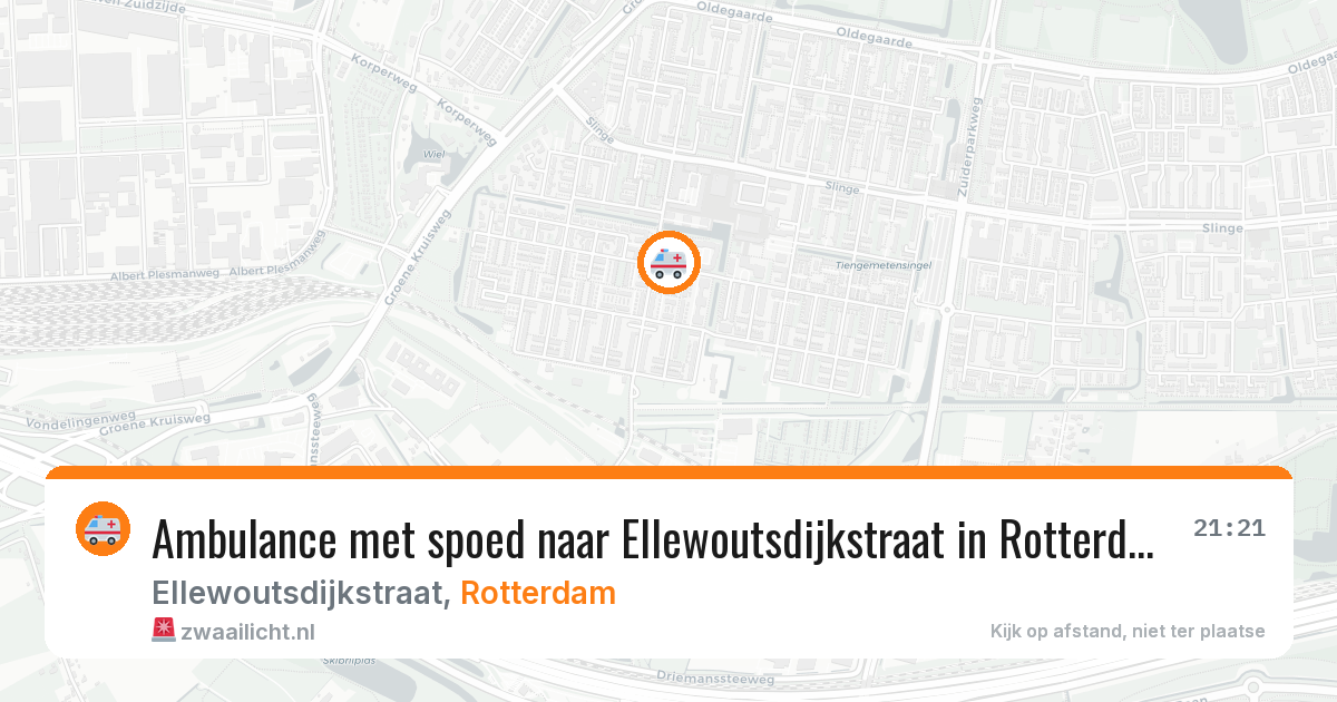 Ambulance met spoed naar Ellewoutsdijkstraat in Rotterdam — 12 feb 2026