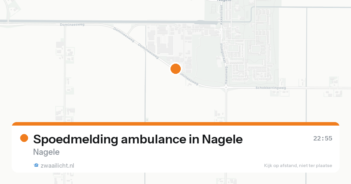 Spoedmelding ambulance in Nagele — 16 aug 2026