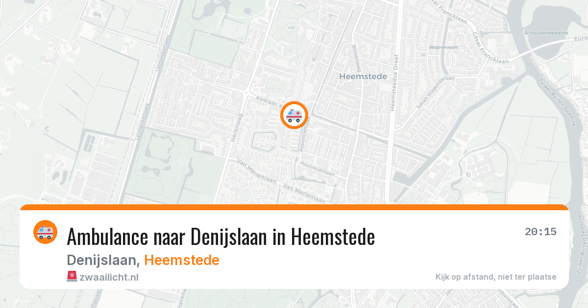 Ambulance naar Denijslaan in Heemstede — 1 apr 2026