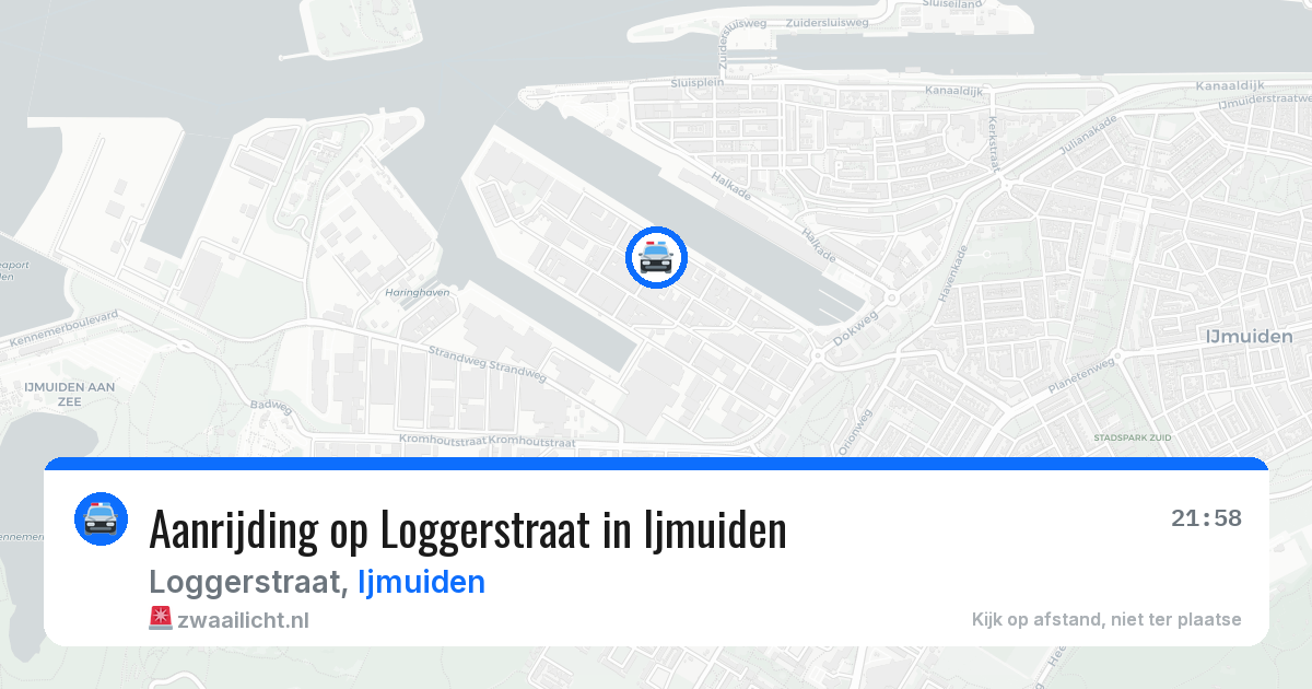 Aanrijding op Loggerstraat in Ijmuiden — 21 jun 2026