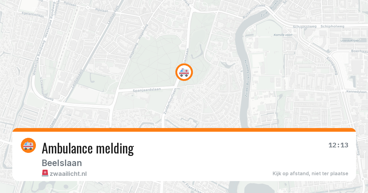 Ambulance melding — 3 jul 2026