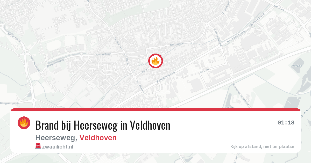 Brand bij Heerseweg in Veldhoven — 23 mei 2026
