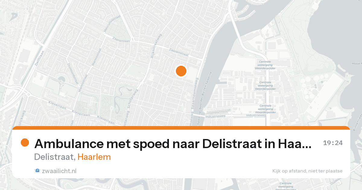 Ambulance met spoed naar Delistraat in Haarlem — 1 jun 2026
