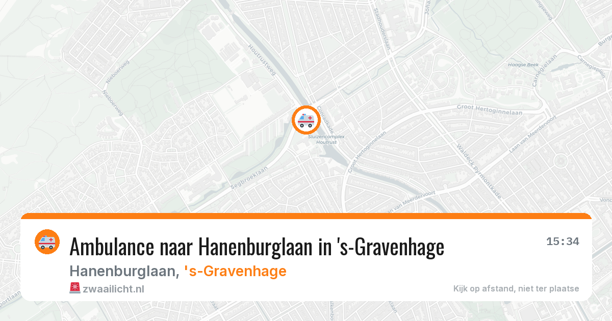 Ambulance naar Hanenburglaan in 's-Gravenhage — 9 jun 2026