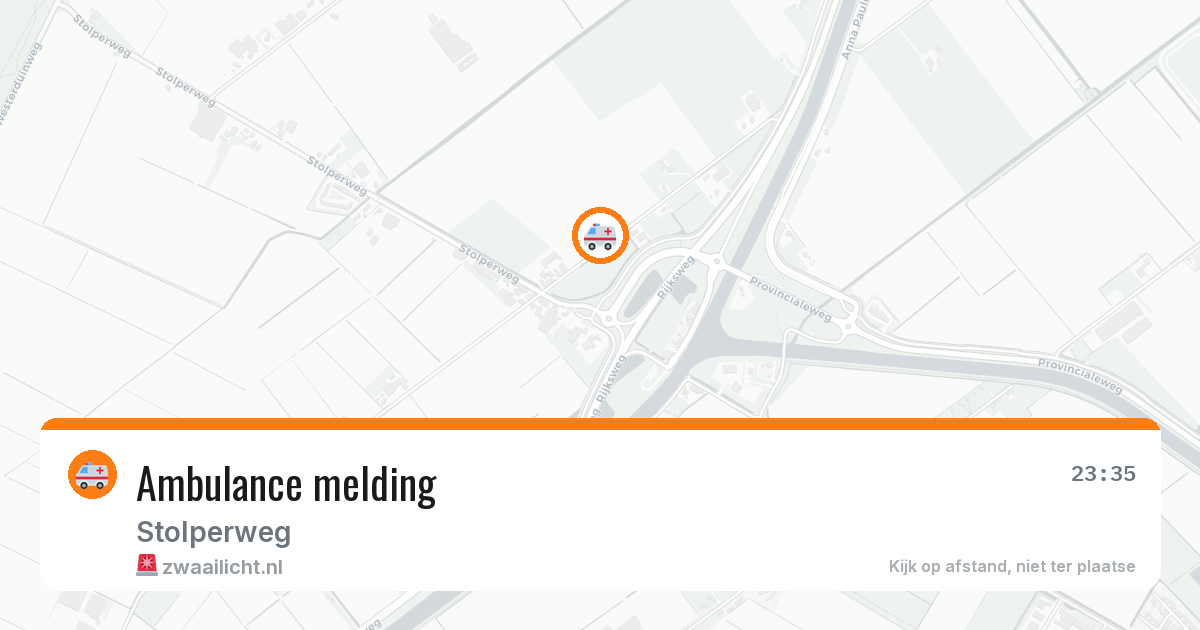 Ambulance melding — 23 jun 2026