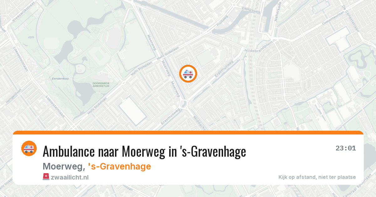 Ambulance naar Moerweg in 's-Gravenhage — 6 jun 2026
